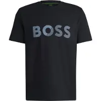 BOSS for man. 50530990 T-shirt with large navy logo (3XL), Casual, Cotton, Short sleeve