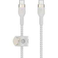 Belkin BoostCharge - USB-kabel - USB-C (hann) til USB-C (hann) - 2 m - hvit