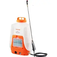 Vevor batteridrevet ryggsekksprøyte 4 Gal Tank 0-90 PSI Justerbart trykk