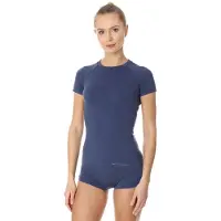 Brubeck SS11700 Kortermet T-skjorte for kvinner ACTIVE WOOL jeans S