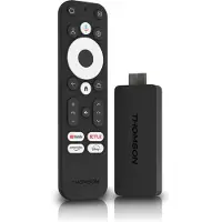 Thomson Streaming Stick 140 - 4K UHD - 60 bilder per sekund - Google TV - Dolby Atmos