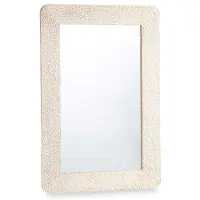 Giftdeco Giftdecor veggspeil i treramme mango LINES&CURVES 60 x 90 cm
