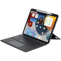 DUX iPad Air 13 2026/2025/2024 DK Bluetooth-tastaturveske - svart