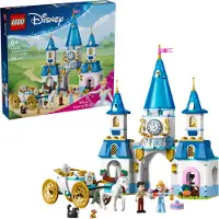 LEGO Disney Princess 43275 Askepotts slott og hestetrukne vogn