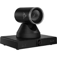 HP Poly Studio E60 - Konferansekamera - PTZ - farge - 2 x 8 MP - 3840 x 2160 - 4K UHD (3840 x 2160), 2160p - lyd - LAN - USB 3.0 - DC 12 V / PoE Pluss