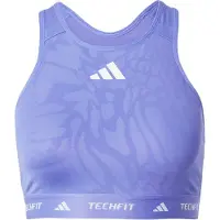 Adidas Techfit High Neck Print Sports-bh Med Medium Støtte