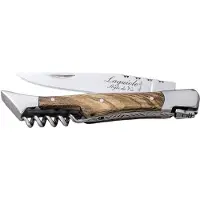 Laguiole Pocket knife with corkscrew Olive SdV