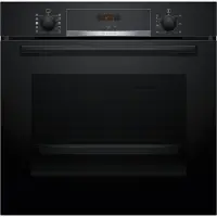 Bosch Serie 4 HQA534BB3, Medium, Elektrisk ovn, 71 l, 3400 W, 71 l, Vifteaktivert