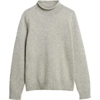 Superdry for man. M6110622A 90s Roll jumper grey (S), Casual, Acrylic