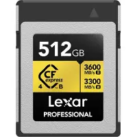 Lexar Professional CFexpress 4.0 Pro Gold - 3600MB/s - 512GB