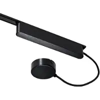 QAZQA Skinnesystem strømforsyning sort 100W med festeplate 1-fase - Magnetic