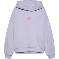 Calvin Klein Hettegenser - Flower Tilbake - Purple Heather - - 16 år (176) - Hettegenser