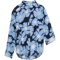 Tom Tailor Printed Collar Langermet Bluse
