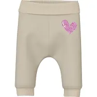 Name it Joggebukse - NbfVrillie - Summer Sand/Hearts - - 56 - Joggebukse