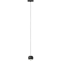 QAZQA Moderne pendellampe svart for 1-fase skinnesystem inkl. LED - Magnetic Lance