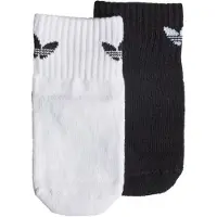 Adidas Sokker m. Anti-Skli - 2-pack - Svart/Hvit - - 22/24 - Sokker