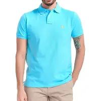 Ralph Lauren for man. 710783656020 Basic black polo shirt (XXL), Casual, Cotton, Short sleeve