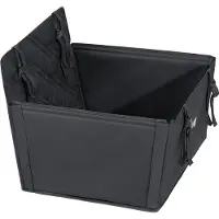 Vevor hundesete, vanntett hundesete for bil med støtteramme, kjæledyrsete med klipsbar sikkerhetsbånd, hundeseng for liten, mellomstor og stor hund opptil 18 kg, svart