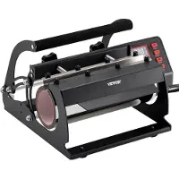 Vevor Tumbler-varmepressemaskin, 11-30oz kruspresse, varmes opp raskt og jevnt, Tumbler-presse med sublimeringspapir, tape og hansker, temperatur- og tidsinnstilling, for sublimeringsglass, kopper, kr