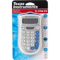 Texas Instruments TI-1706 SV - Lommekalkulator - 8 sifre - batteri, solpanel