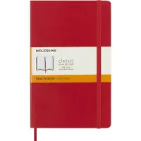 Moleskine Classic Soft Linjert Large Rød Moleskine
