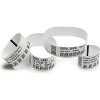 Zebra Z-Band Direct Pediatric - Polypropylen (PP) - adhesiv - 25.4 x 177.8 mm 250 stk håndleddsbånd - for Zebra HC100 Patient I.D. Solution