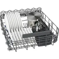 Siemens iQ300 SN53ES02BD, Halvveis innebygget, Full størrelse (60 cm), Sort, Knapper, 1,75 m, 1,65 m