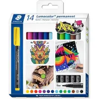 Staedtler Lumocolor 317 C14, Assorterte farger, Assortert, Flerfarget, Polypropylen (PP), Medium, 1 mm