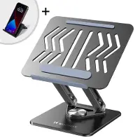 Wozinsky WRS-CPY84SB 360 Aluminum Laptop and Tablet Stand + Smartphone Stand - Black