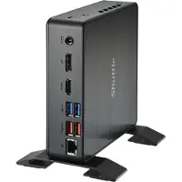 Shuttle Computer Group Shuttle XPC nano NC40U7 - Barebone - mini-PC 1 x Core i7 1255U / inntil 4.7 GHz - RAM 0 GB - Intel Iris Xe Graphics - Gigabit Ethernet - svart