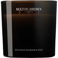 Molton Brown Delicious Rhubarb & Rose Luxury Scented Candle 600 g
