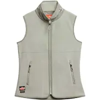 Superdry for woman. W5011913A Fleece-lined waistcoat Active green (L), Casual, Polyester