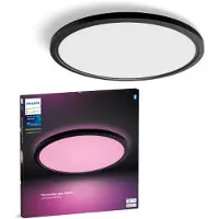 Philips Hue White & Color Ambiance Tento Rundt Wca Led-takpanel, 54,2 Cm Svart - Svart