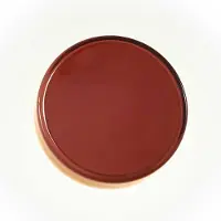 Marset LED-vegglampe Caramel, brun, Ø 38 cm, TRIAC, glass