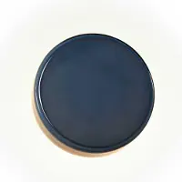 Marset LED-vegglampe Caramel, blå, Ø 38 cm, TRIAC, glass