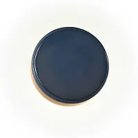 Marset LED-vegglampe Caramel, blå, Ø 28 cm, TRIAC, glass