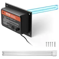 Vevor HVAC luftrenser for hele huset, 36W 16 tommer, UV UVC-lys i kanal for AC (klimaanlegg) kanal, luftskrubber med 1 erstatningspære, HVAC UV-lys for AC-systemer