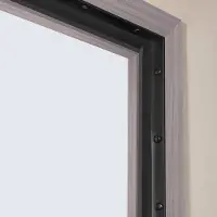 Vevor garasjeporttetning topp- og sidetetningslist, 20 fot universell værstripping erstatning myk og hard kompositt, værbestandige garasjeport TPE-tetninger med selvklebende bakside og skruer, svart