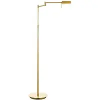 HELL LED-gulvlampe Graz, messing