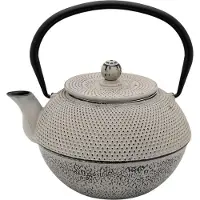 Bredemeijer Jang, Enkel tekanne, 1100 ml, Grå, Støpejern, Bryggefilter, Rustfritt stål