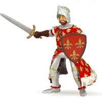 Papo Rød Prince Philip - H: 9 cm - - OneSize - Lekefigur
