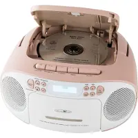 Reflexion CD-Radio DAB+, DAB, UKW AUX, CD, DAB+, Kassett, UKW, USB Weiß, Pink (RCR2260DAB/PK)
