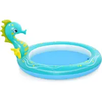 Bestway 53114, Oppblåsbart basseng, 140 l, Oval, Blå