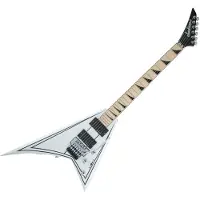 Jackson X Series Rhoads RRX24M Snow White with Black Pinstripes - Ex Demo