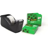 Scotch Table Dispenser C60 +4 pcs. 19mmx33m black