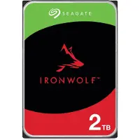 Seagate IronWolf ST2000VN003 - Harddisk - 2 TB - intern - 3.5 - SATA 6Gb/s - 5400 rpm - buffer: 256 MB - med 3-års Rescue Data Recovery