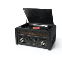 Muse MT-115 W, Sort, Gull, 33,45,78 RPM, Rotasjon, FM, CD, CD-R, CD-RW, J-formet tonearm