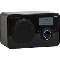 Scansonic Radio IN220BT FM/DAB+/INTERNETT RADIO - SORTERT