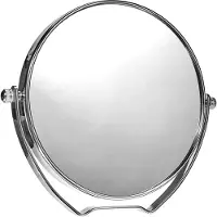 Gillian Jones Shaving Mirror w. 5x Magnification - Silver