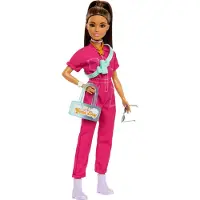 Barbie Day & Play Fashion Rosa Kjeledressdukke